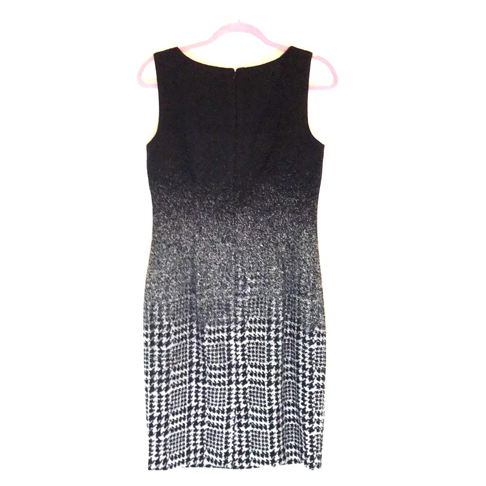 Talbots Houndstooth Ombre Wool Dress